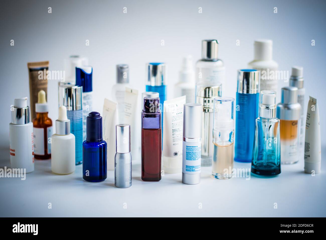 Produits de beauté. Banque D'Images