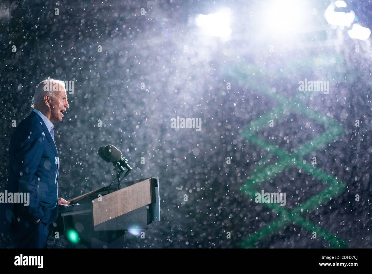 TAMPA, Floride, États-Unis - 29 octobre 2020 - Joe Biden, président de la démocratie américaine, à l'occasion d'un rassemblement au champ de foire de l'État de Floride - Tampa, Floride - 29 octobre 2020 - Banque D'Images