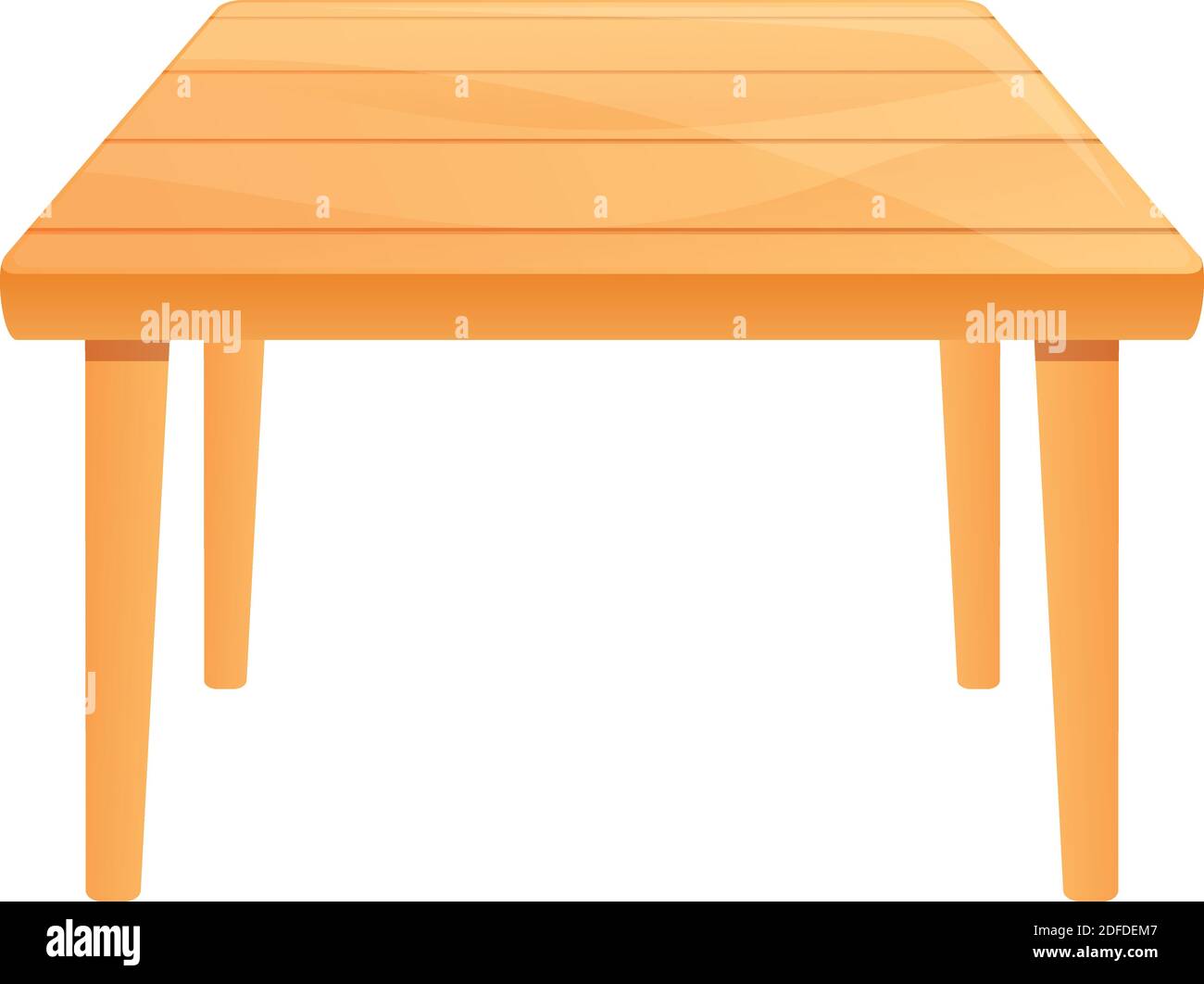 Icône de table en bois de jardin. Dessin animé de la table de bois de  jardin vecteur icône pour la conception de Web isolé sur fond blanc Image  Vectorielle Stock - Alamy