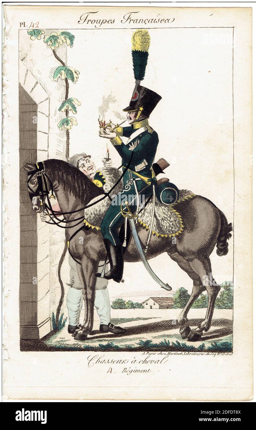 Soldat De Plomb Vertunni - 4e Régiment Chevaux-légers - 1er Empire - 54mm (1:30) - France