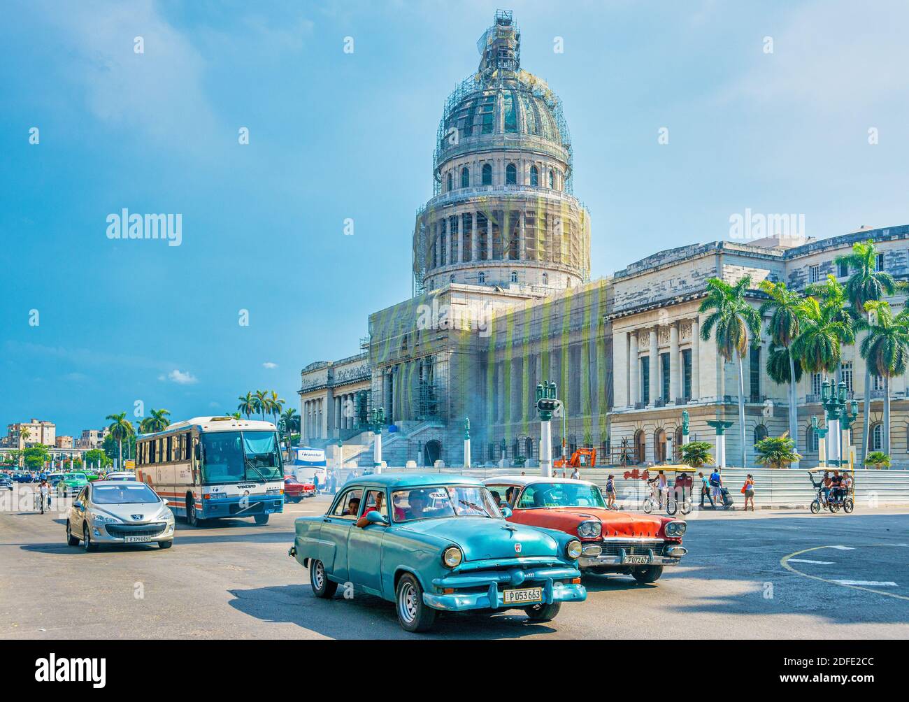 Bâtiment Capitolio à la Havane, Cuba Banque D'Images
