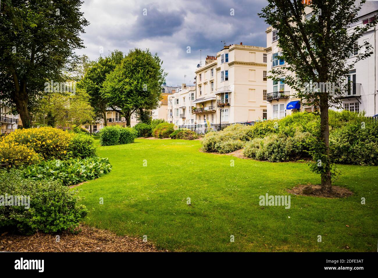 Russell Square. Brighton, East Sussex, Angleterre, Royaume-Uni, Europe Banque D'Images