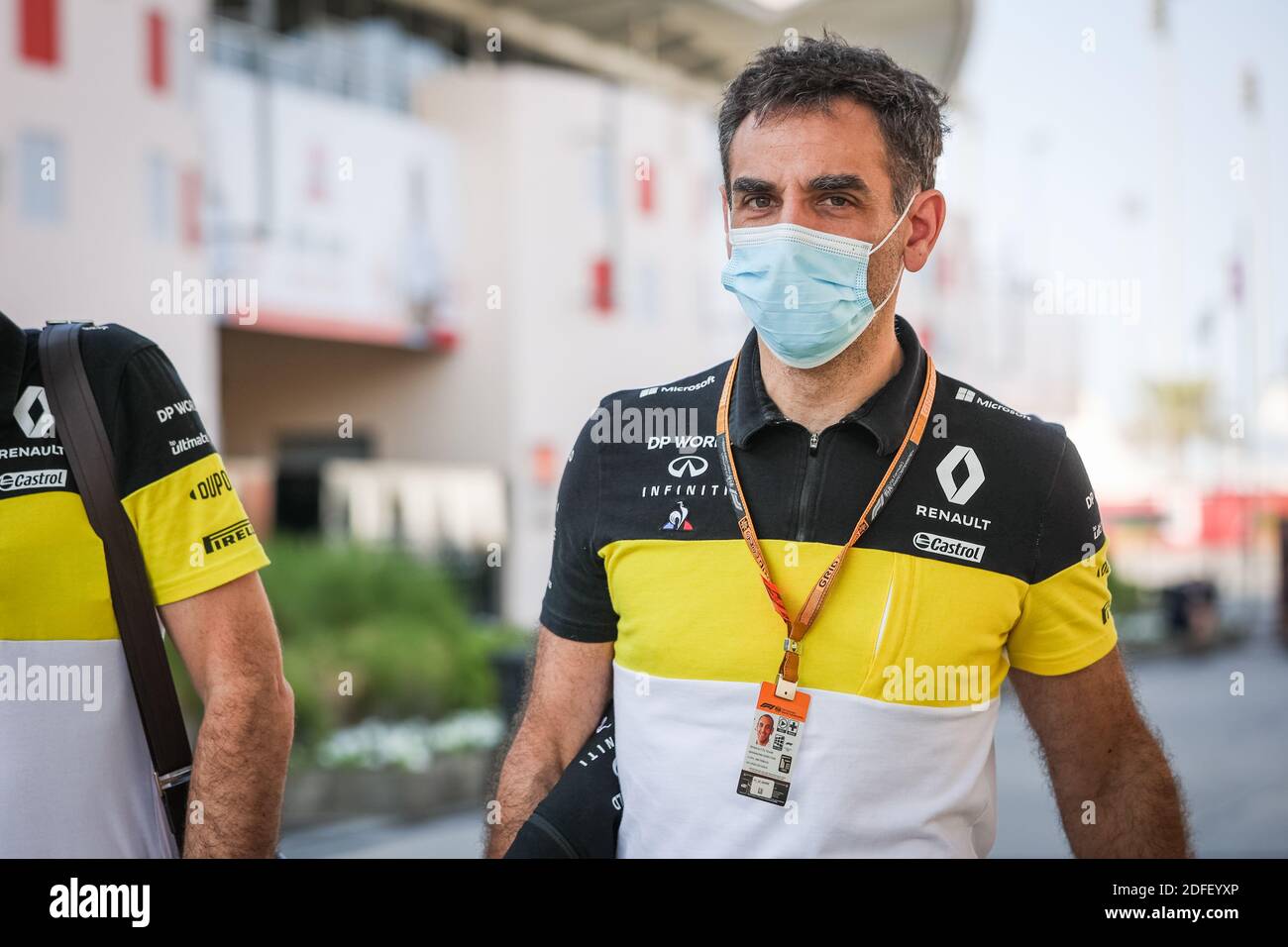 ABITEBOUL Cyril (fr), Directeur général de l'écurie Renault F1 Team, portrait lors du Grand Prix Rolex Sakhir 2020 de Formule 1, du 4 au 6 décembre 2020 sur le circuit international de Bahreïn, à Sakhir, Bahreïn - photo Antonin Vincent / DPPI / LM Banque D'Images