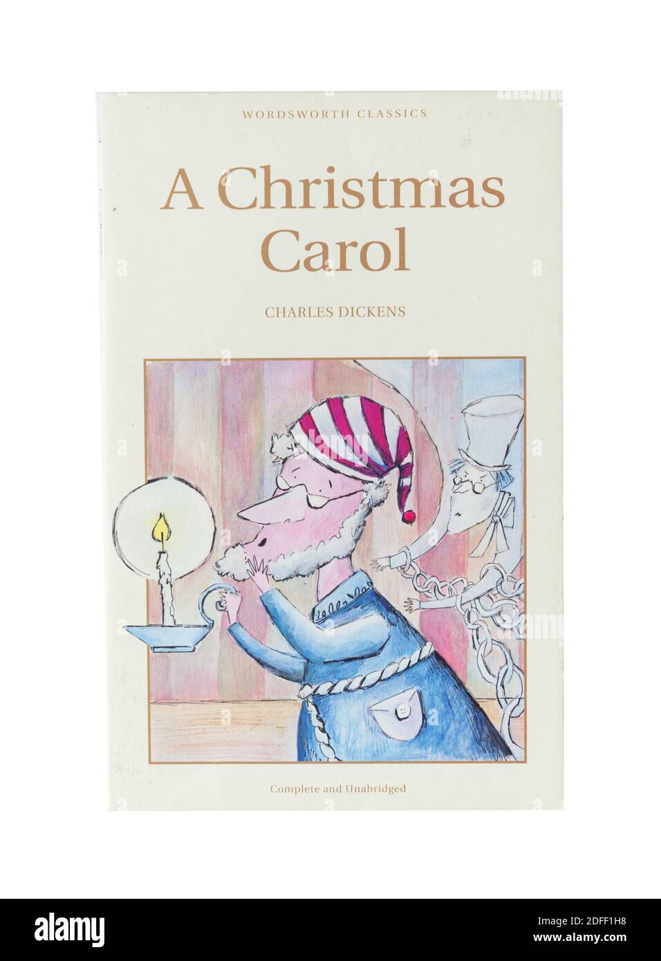 Un livre de Noël pour enfants de Carol classique par Charles Dickens, Grand Londres, Angleterre, Royaume-Uni Banque D'Images