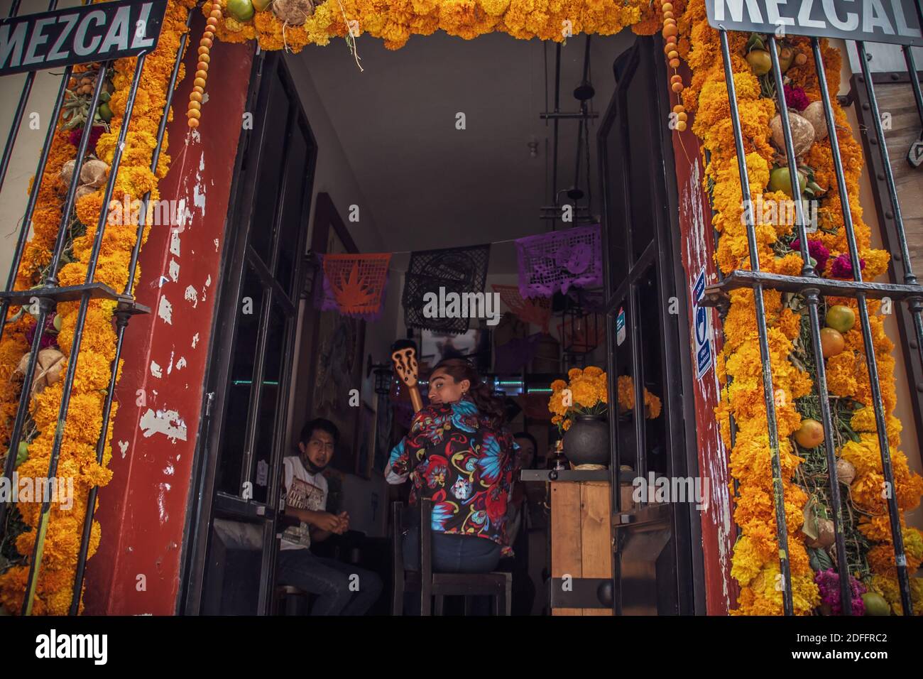 Jour des morts (Dia de Los Muertos) 2020 à Oaxaca Banque D'Images