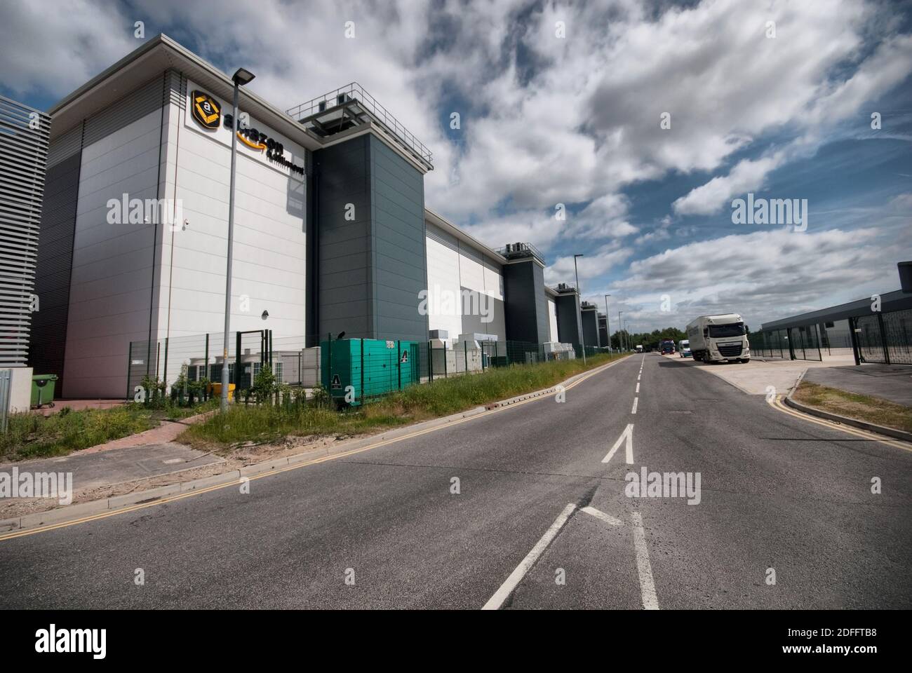 Amazon Warehouse - aéroport de Manchester Banque D'Images