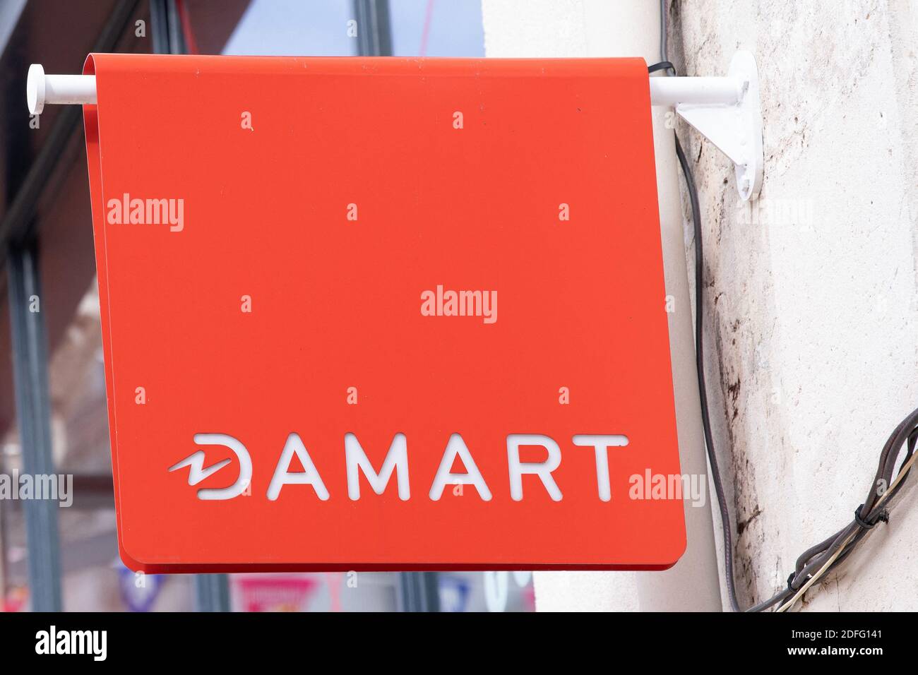 Une enseigne de DAMART, le 28 2020 août à Angoulême, France. Photo de David Niviere/ABACAPRESS.COM Banque D'Images