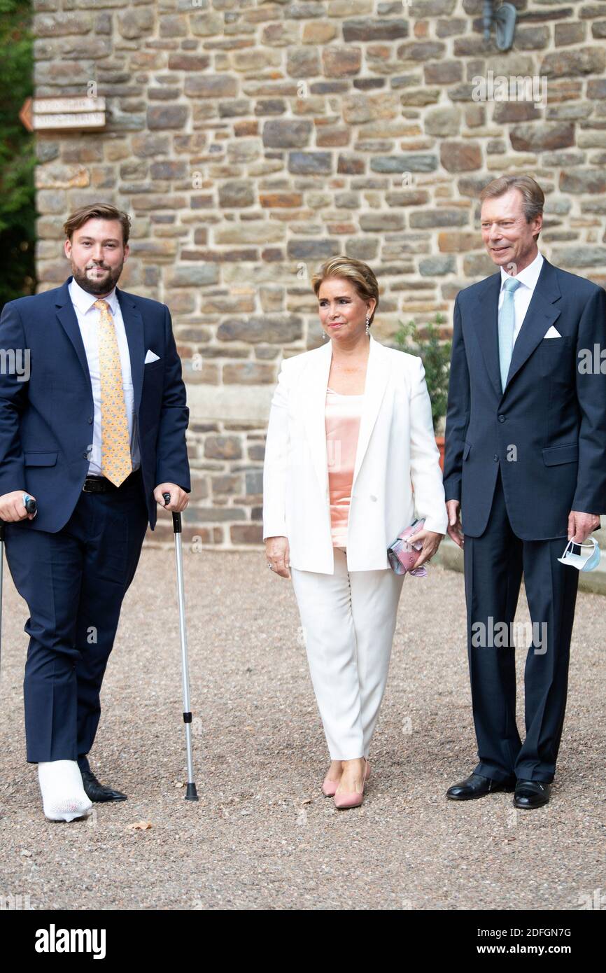 Le Prince Sébastien de Luxembourg, le GrandDuc Henri de Luxembourg et