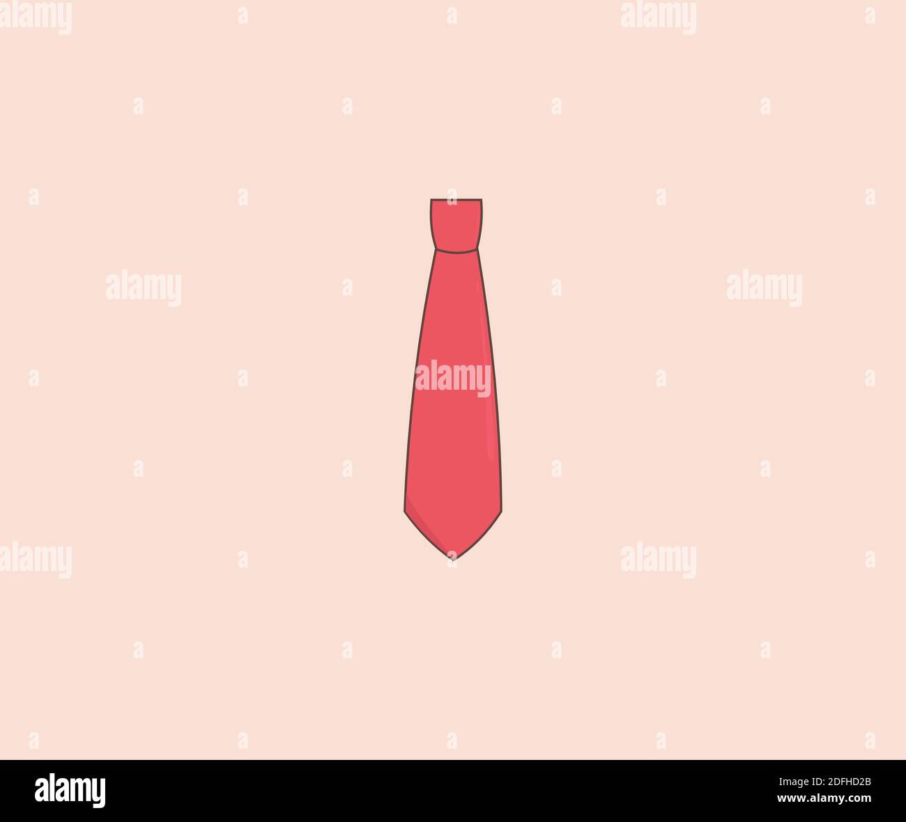motif icône cravate Illustration de Vecteur