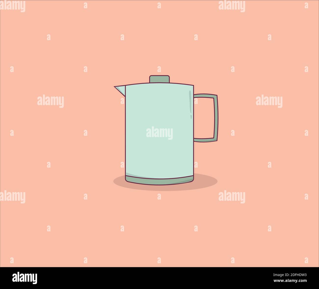 bol à boire emblématique Illustration de Vecteur