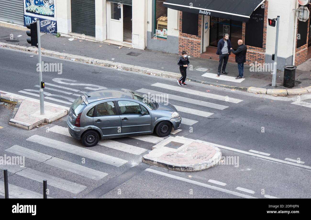 Mauvais stationnement Banque D'Images