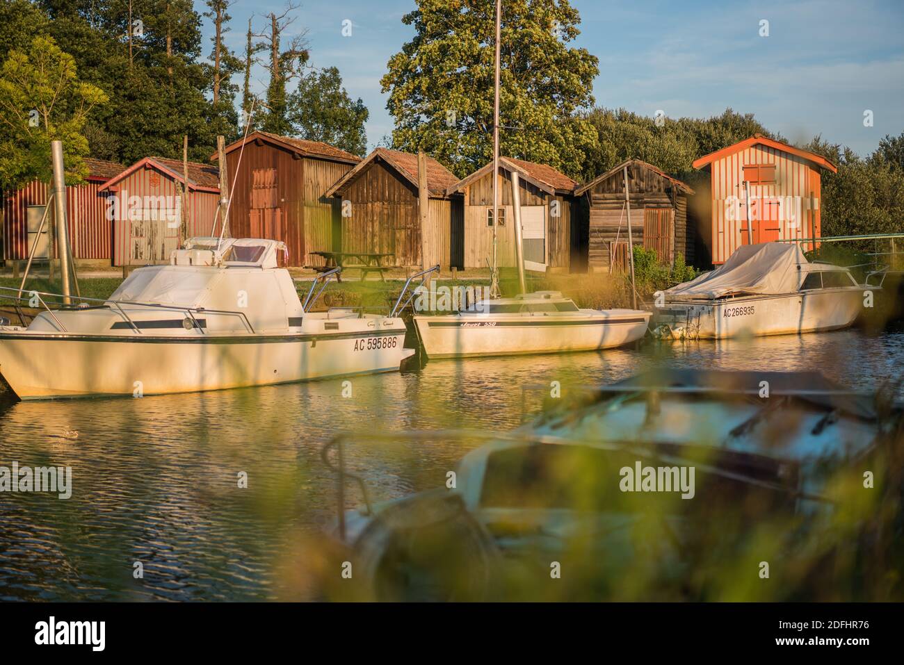 Port de Biganos, France, Europe Photo Stock - Alamy