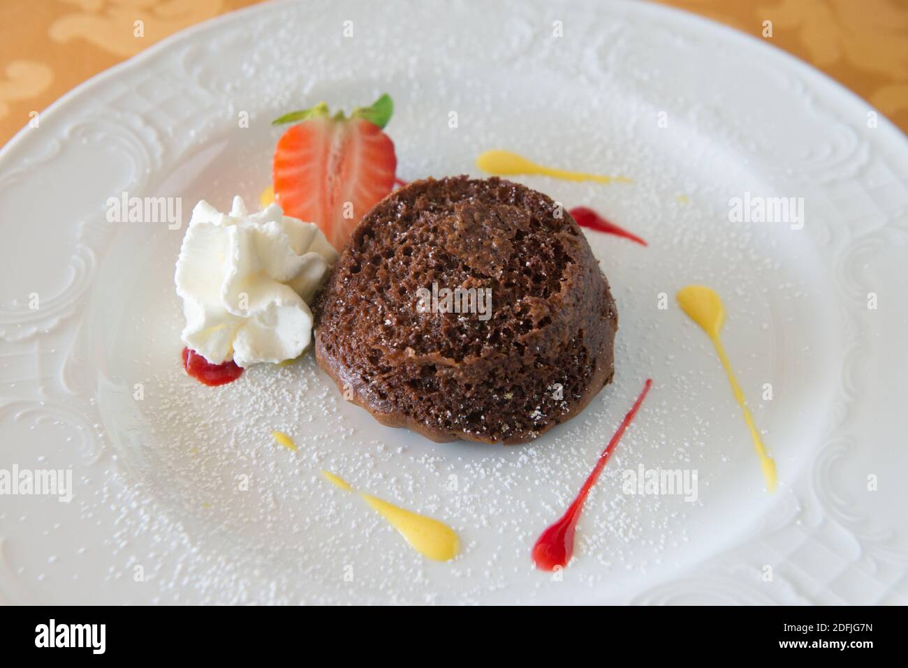 Tartufo di cioccolato Banque D'Images