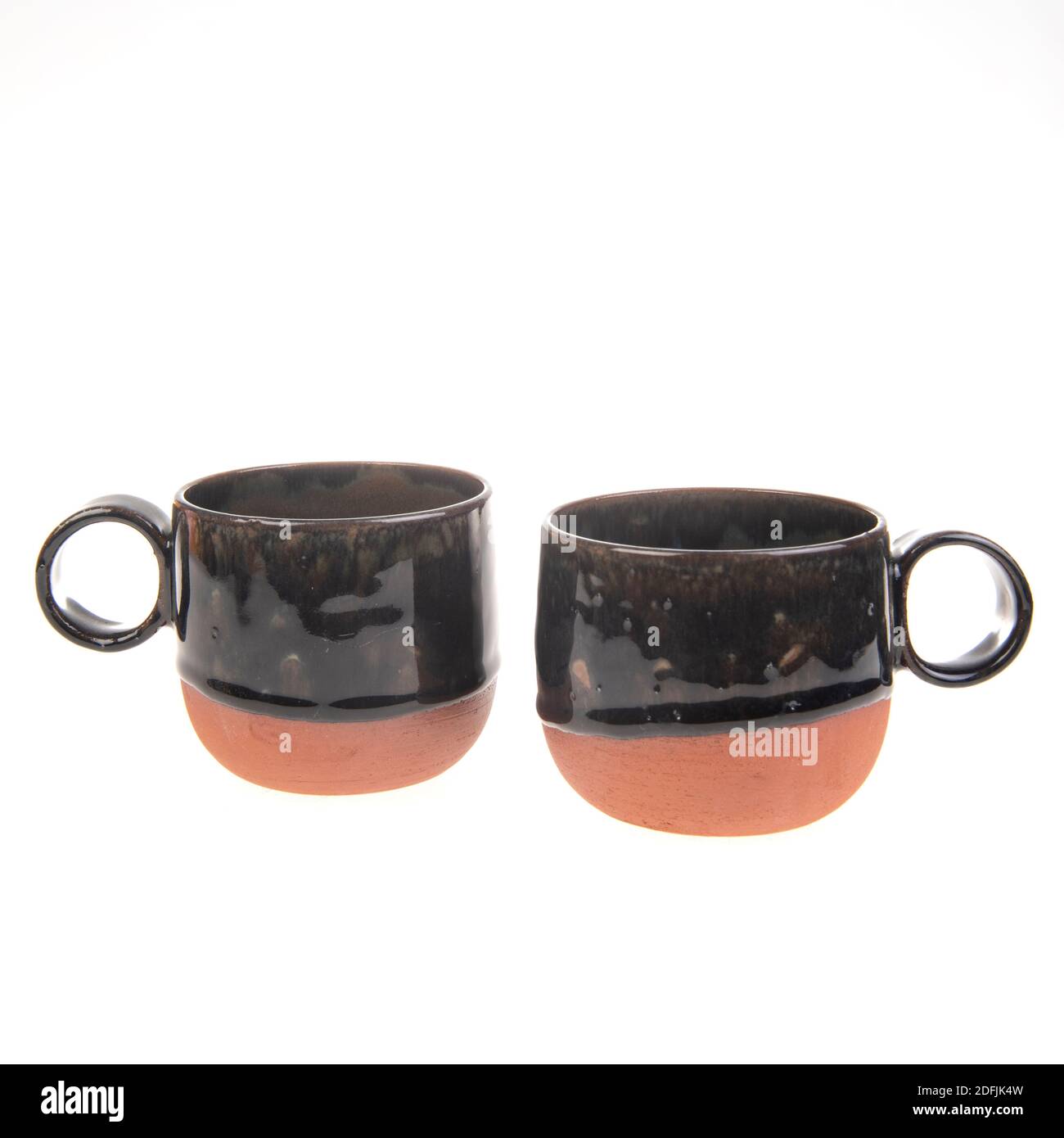 tasses à café isolées sur fond blanc Banque D'Images tasses à café isolées sur fond blanc Banque D'Images