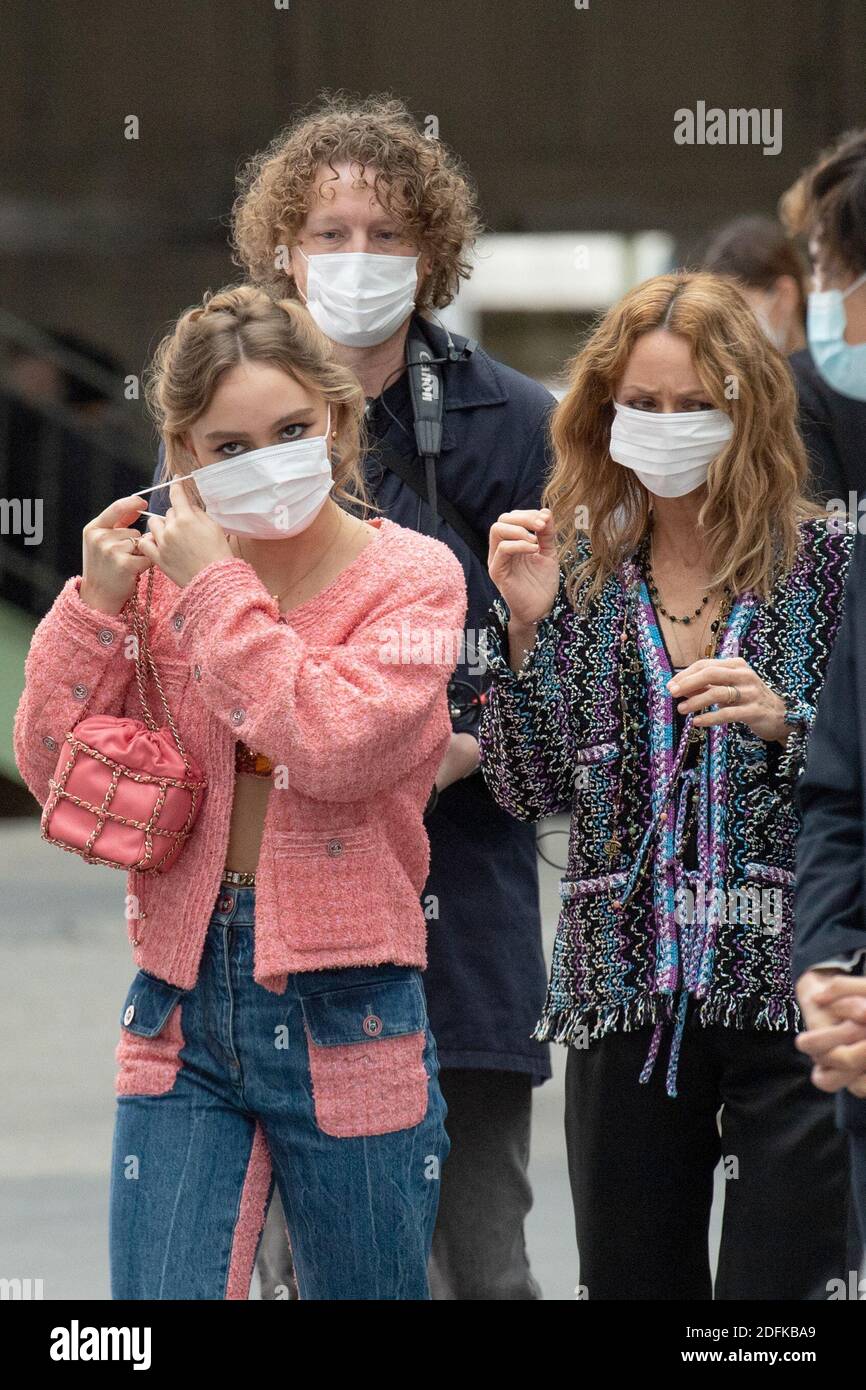 Vanessa Paradis et sa fille Lily-Rose Depp assistaient au