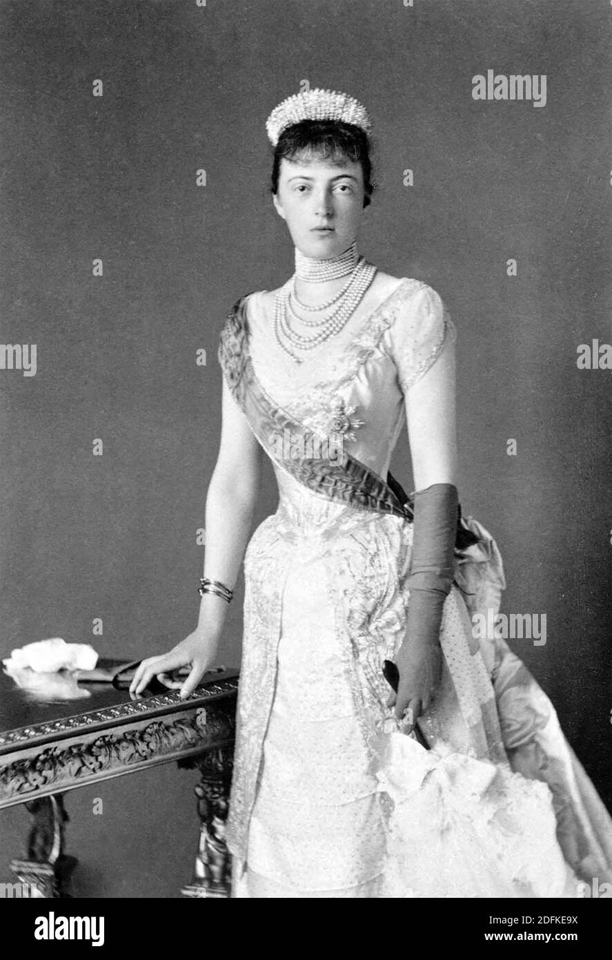 GRAND DUCHESSE ANASTASIA MIKHAILOVNA DE RUSSIE (1860-1922) petite-fille à scandale Tsar Nicholas I Banque D'Images