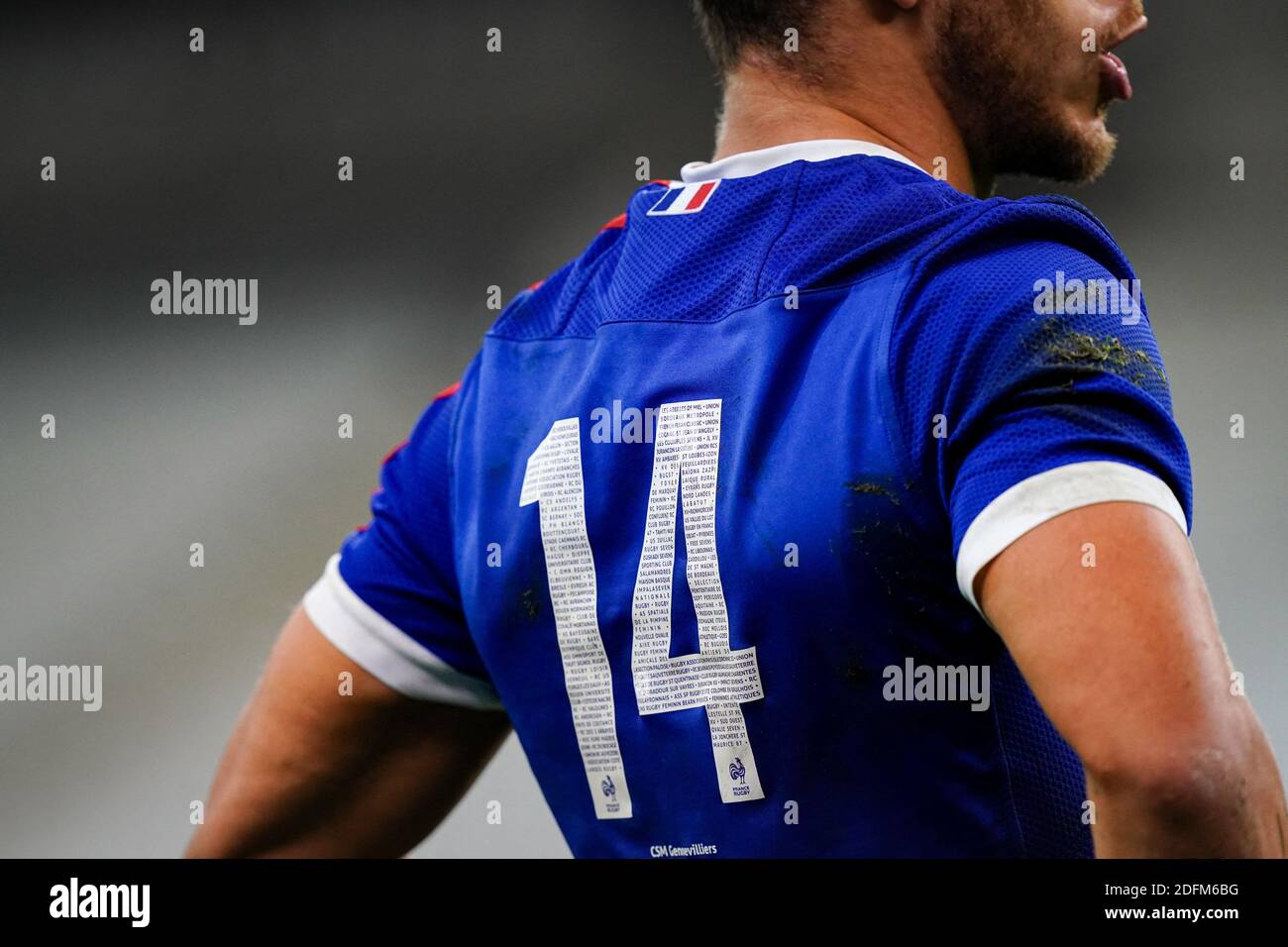 D tail du maillot de l quipe fran aise lors du tournoi Rugby 6