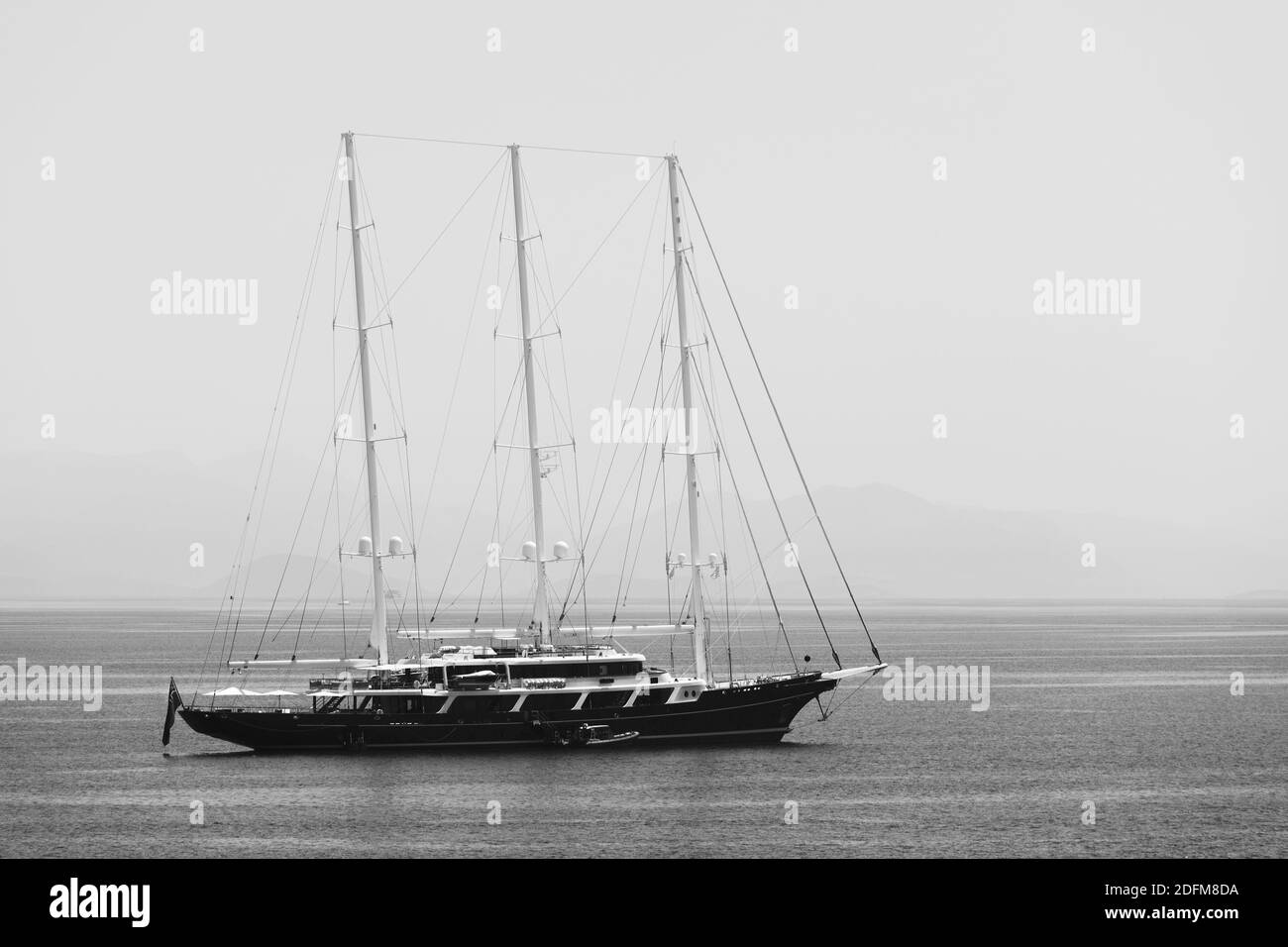 Navire ?� trois m?�ts Banque d'images noir et blanc - Alamy