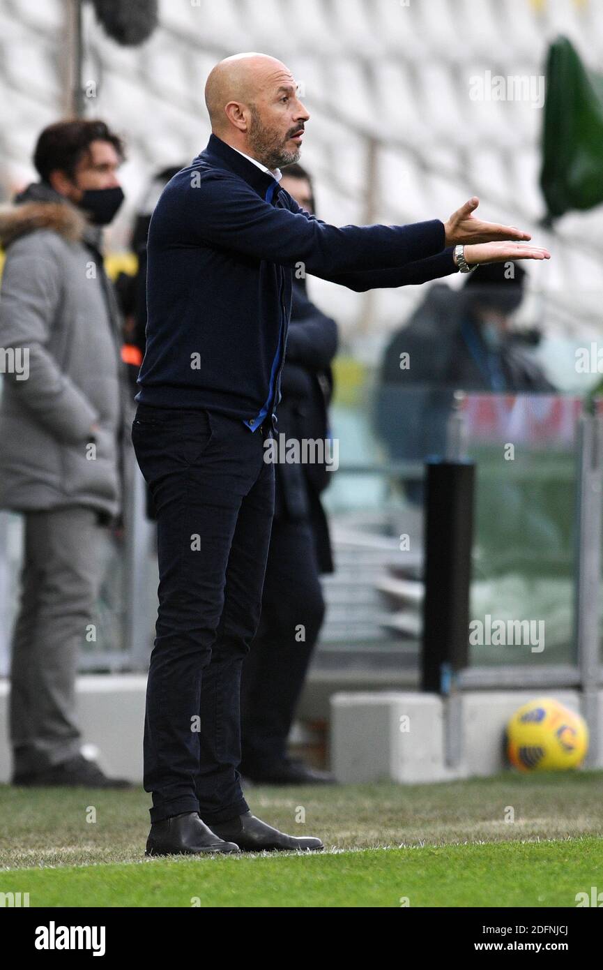 Vincenzo Italiano Manager de l'AC Spezia gestes pendant Spezia Calcio vs SS Lazio, football italien Serie A match, Cesena, - photo .LM/Matteo Papini Banque D'Images