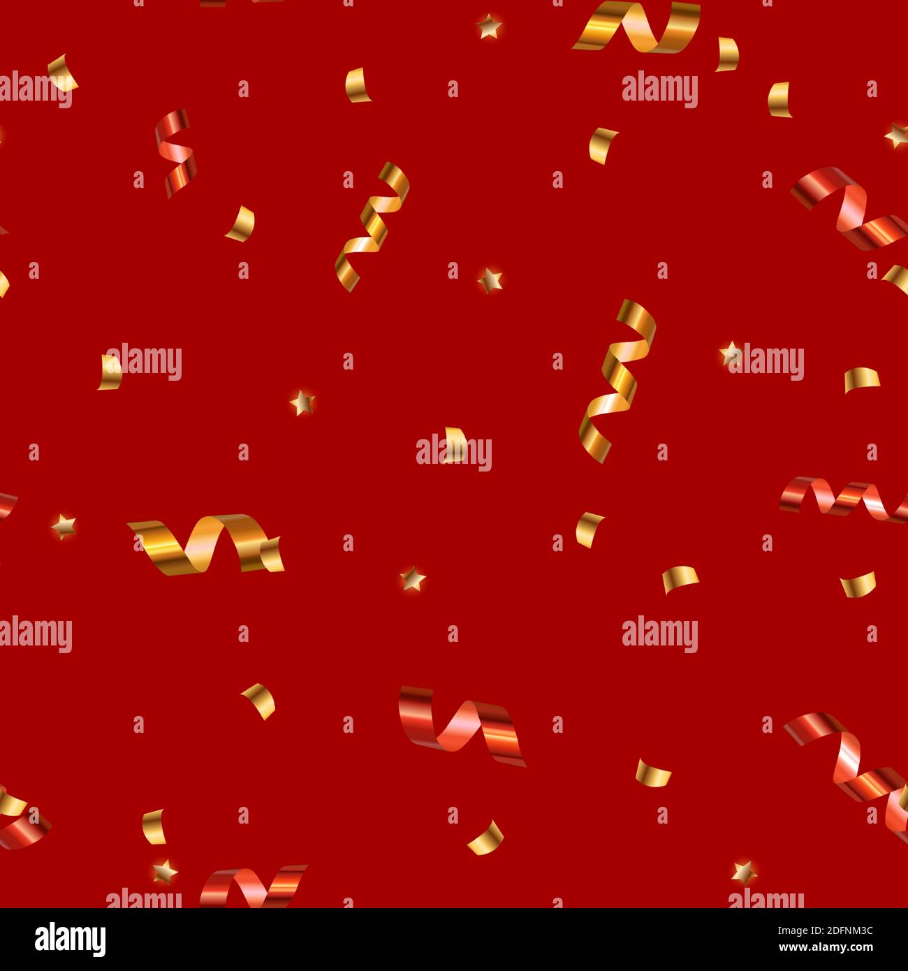 Résumé Party Confetti et étoiles fond de motif sans couture. Illustration vectorielle EPS10 Illustration de Vecteur