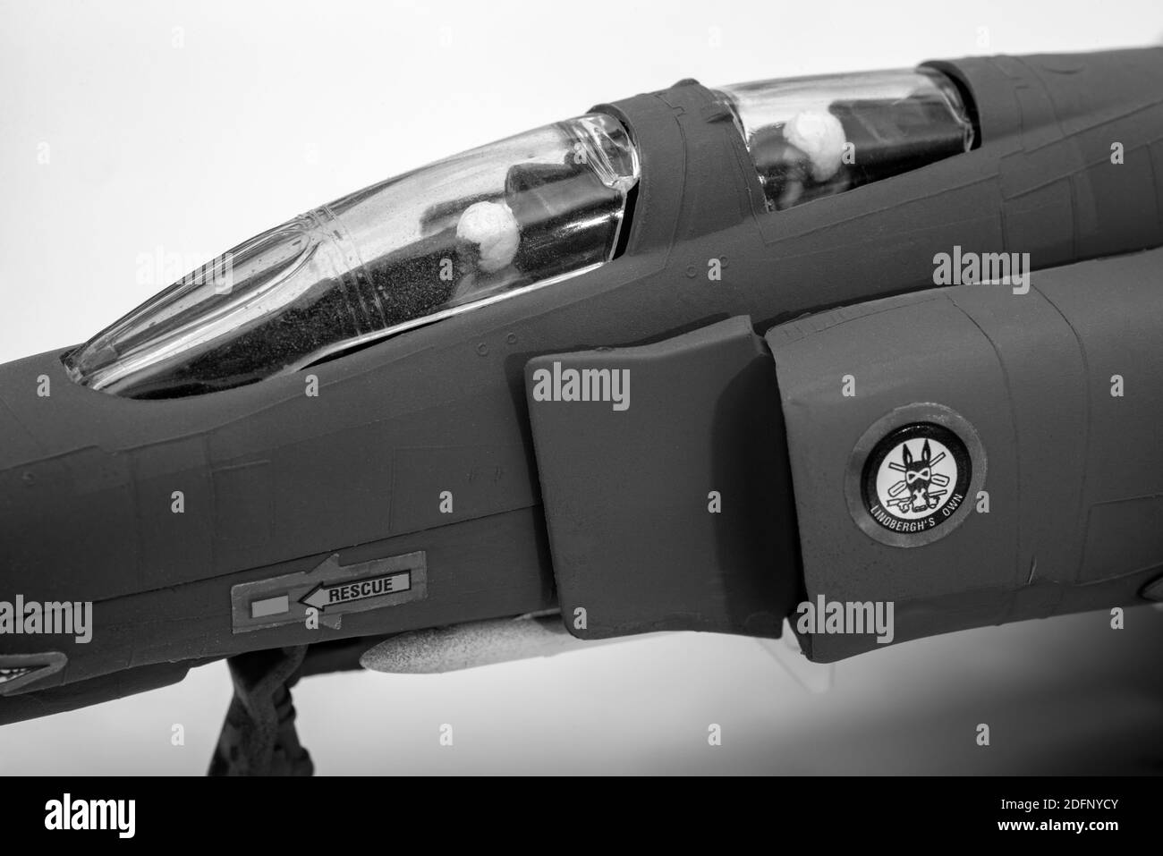 Avion modèle plastique Revel Phantom F4 Banque D'Images