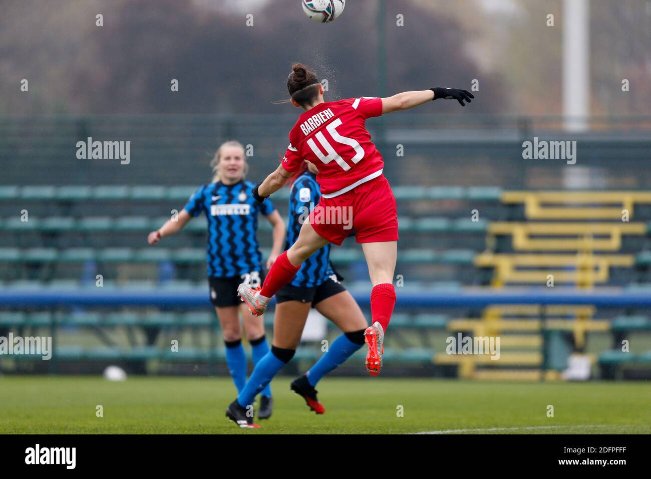 Stade Felice Chinetti, Milan, Italie, 06 décembre 2020, en tête de Raffaella Barbieri (Académie Saint-Marin) pendant FC Internazionale vs Académie Saint-Marin, football italien série A Women Match - photo Francesco Scaccianoce / LM Banque D'Images