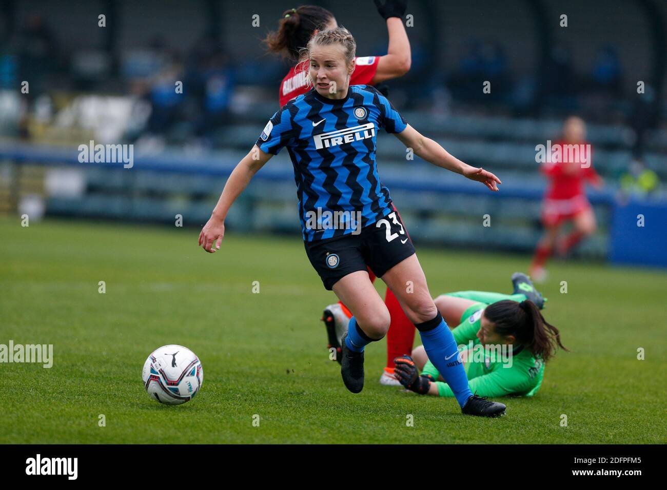 Milan Italie 06e Decembre Anna Emilia Auvinen Fc Internazionale Au Cours De Fc Internazionale Vs San Marino Academy Football Italien Serie A Women Match A Milan Italie Decembre 06 Credit