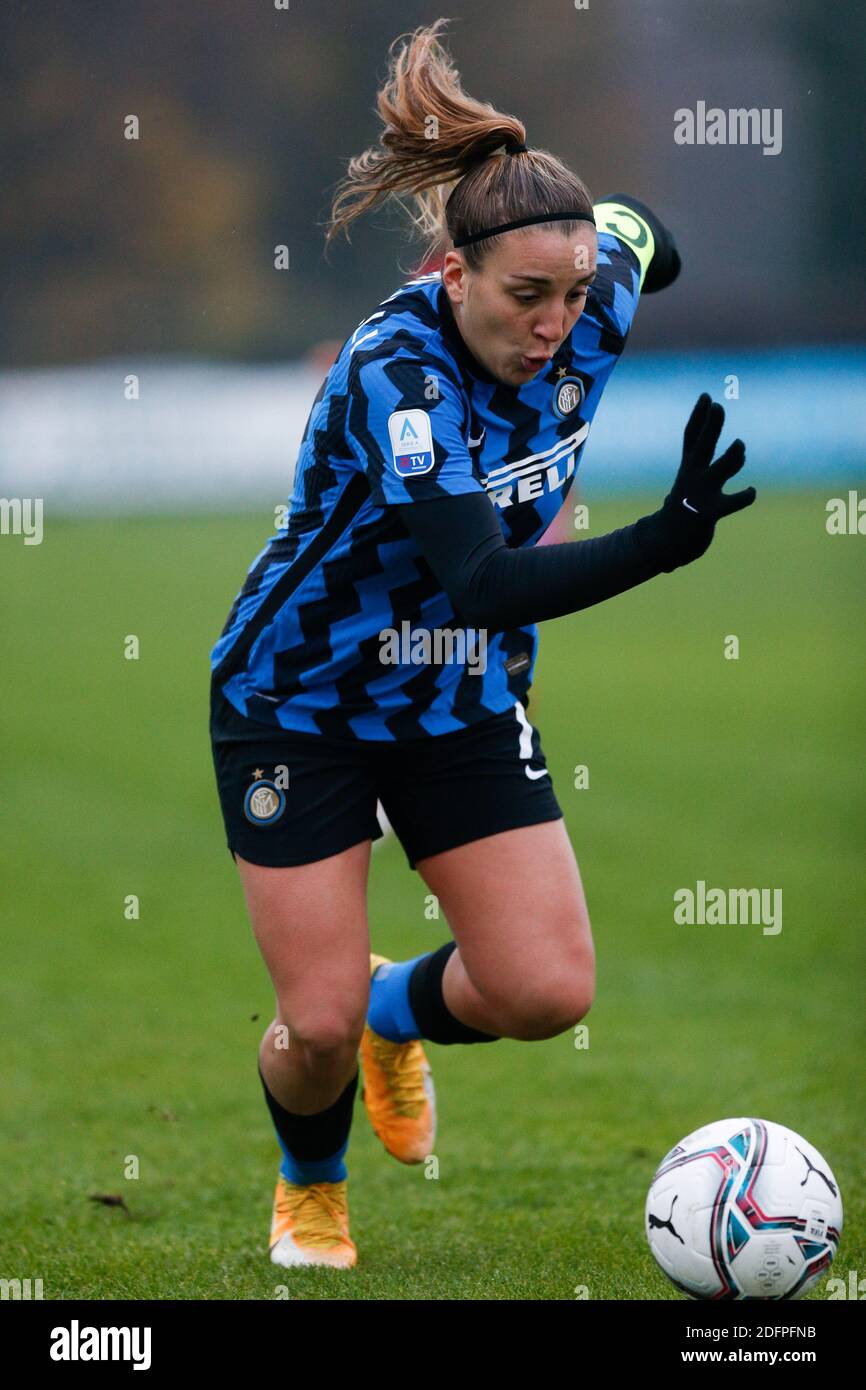 Stade Felice Chinetti, Milan, Italie, 06 décembre 2020, Gloria Marinelli (FC Internazionale) pendant FC Internazionale vs San Marino Academy, football italien série A Women Match - photo Francesco Scaccianoce / LM Banque D'Images