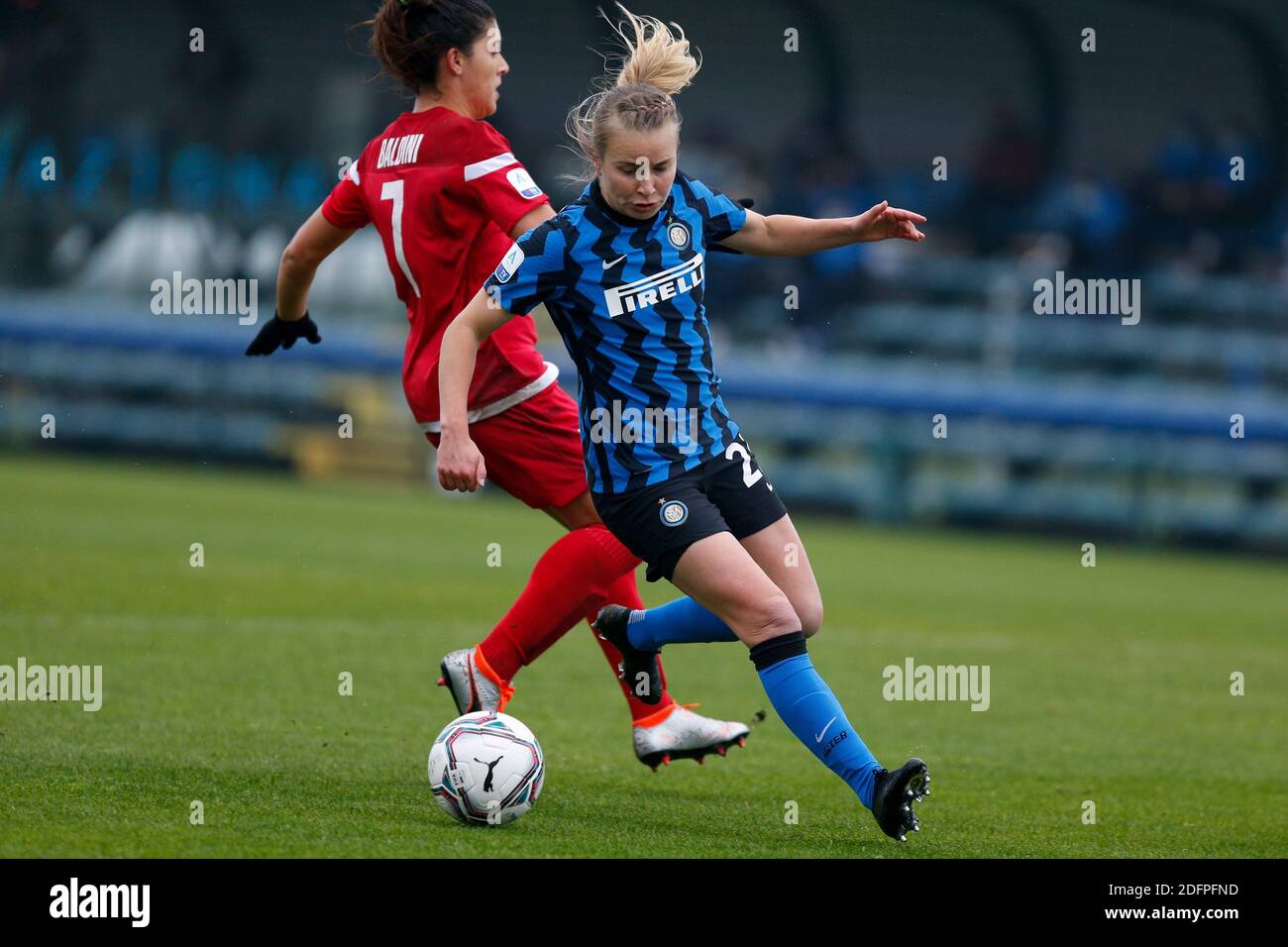 Stade Felice Chinetti, Milan, Italie, 06 décembre 2020, Anna Emilia Auvinen (FC Internazionale) pendant FC Internazionale vs San Marino Academy, football italien série A Women Match - photo Francesco Scaccianoce / LM Banque D'Images