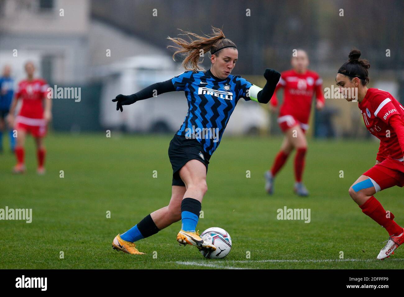 Felice Chinetti stade, Milan, Italie, 06 décembre 2020, Gloria Marinelli (FC Internazionale) attaquant avec le ballon pendant le FC Internazionale vs San Marino Academy, football italien Serie A Women Match - photo Francesco Scaccianoce / LM Banque D'Images