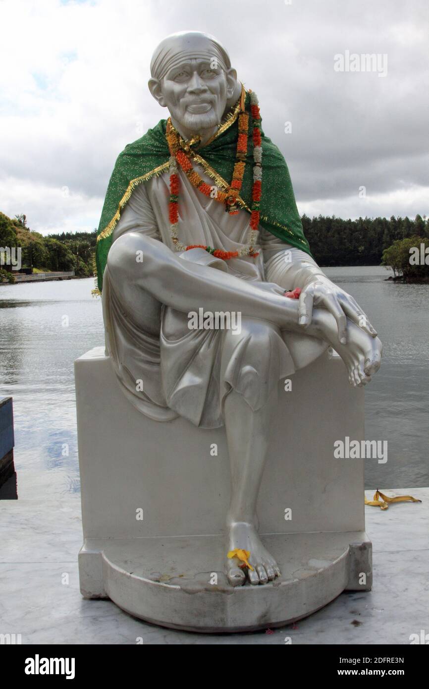 La Marie Gangadharr Shiv Mandir Temple hindou, Maurice Banque D'Images