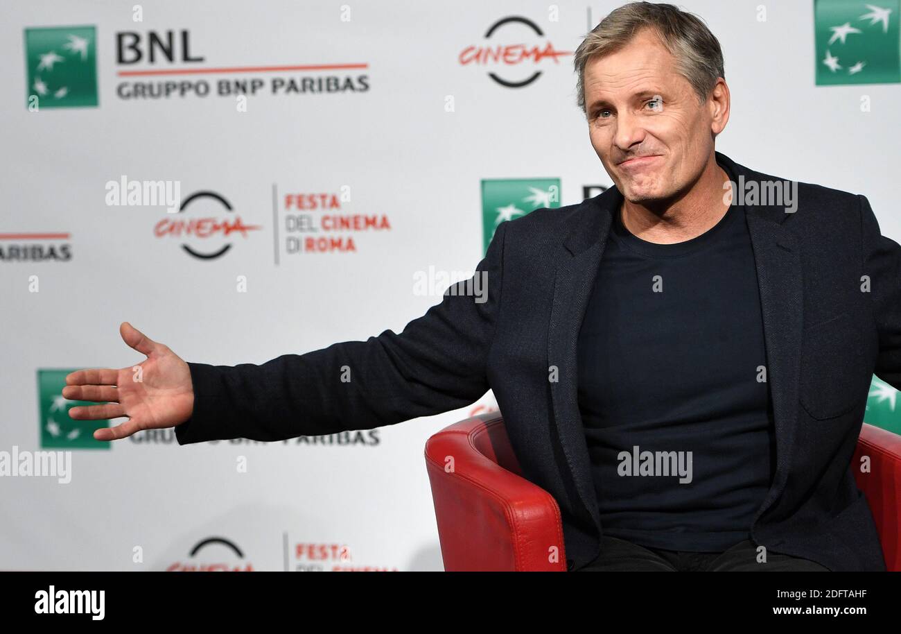 Viggo Mortensen assiste au film "Green Book" photocall lors du 13ème Festival du film de Rome à l'Auditorium Parco Della Musica le 24 octobre 2018 à Rome, Italie. Photo: Eric Vandeville/ABACAPRESS.COM Banque D'Images