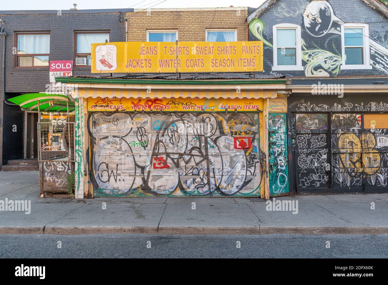Marché de Kensington à Toronto, Canada Banque D'Images
