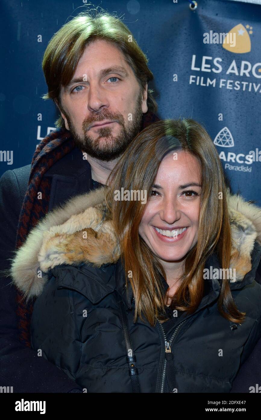 Ruben Ostlund et son épouse assistent à la cérémonie de clôture du 10ème Festival du film des Arcs à les Arcs, France, le 21 décembre 2018. Photo d'Aurore Marechal/ABACAPRESS.COM Banque D'Images