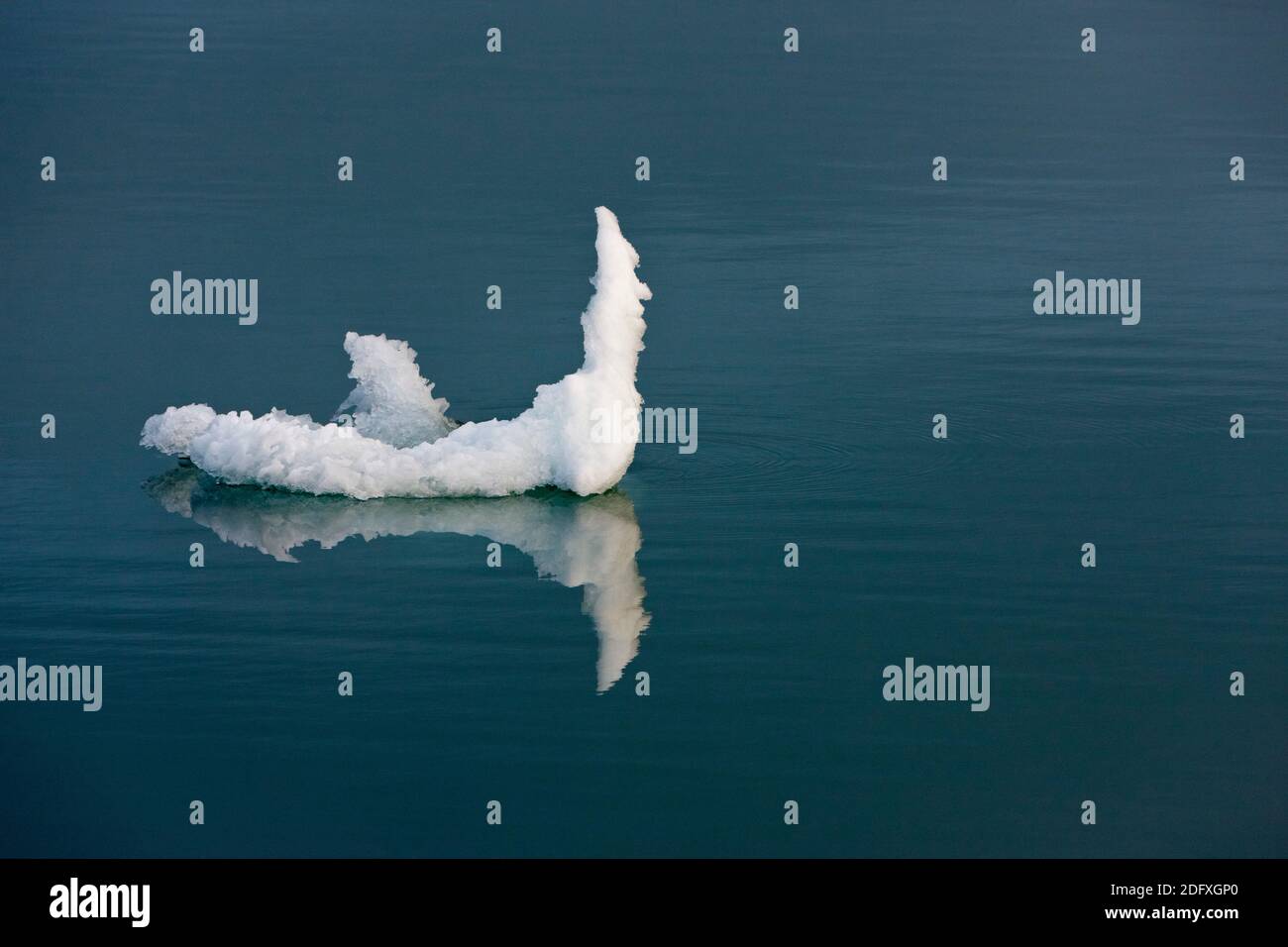 La glace flottante en mer de Tchoukotka, en Russie extrême-orient Banque D'Images