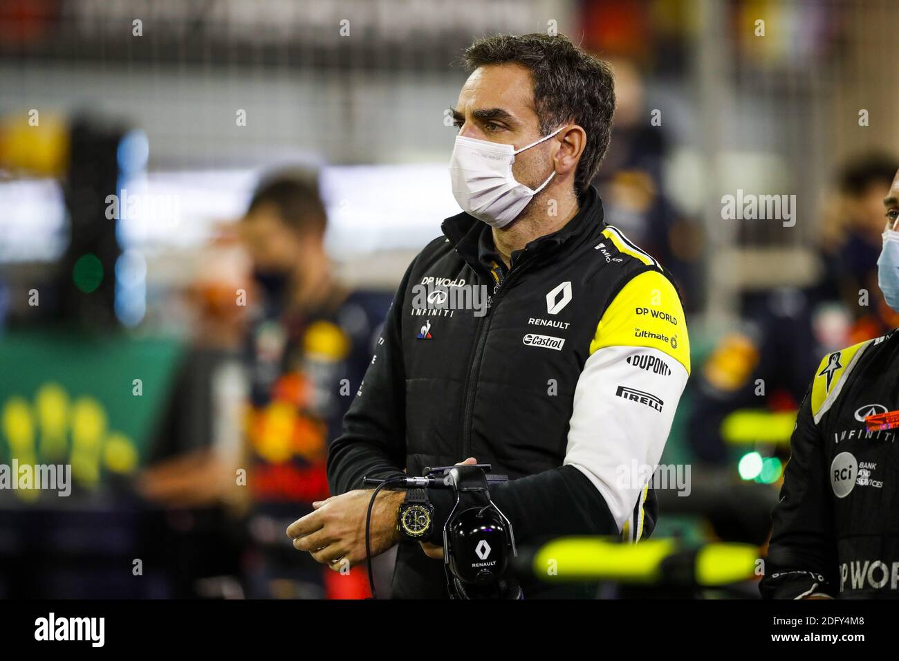 ABITEBOUL Cyril (fr), Directeur général de l'écurie Renault F1 Team, portrait de la Formule 1 Rolex Sakhir Grand Prix 2020, de D / LM Banque D'Images