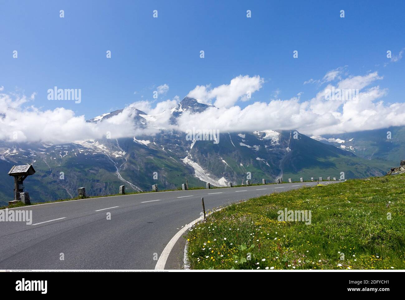 Géographie / Voyage, Autriche, Grossglockner (, attention! Pour l'utilisation de cartes de vœux / cartes postales dans les pays germanophones, certaines restrictions peuvent s'appliquer Banque D'Images