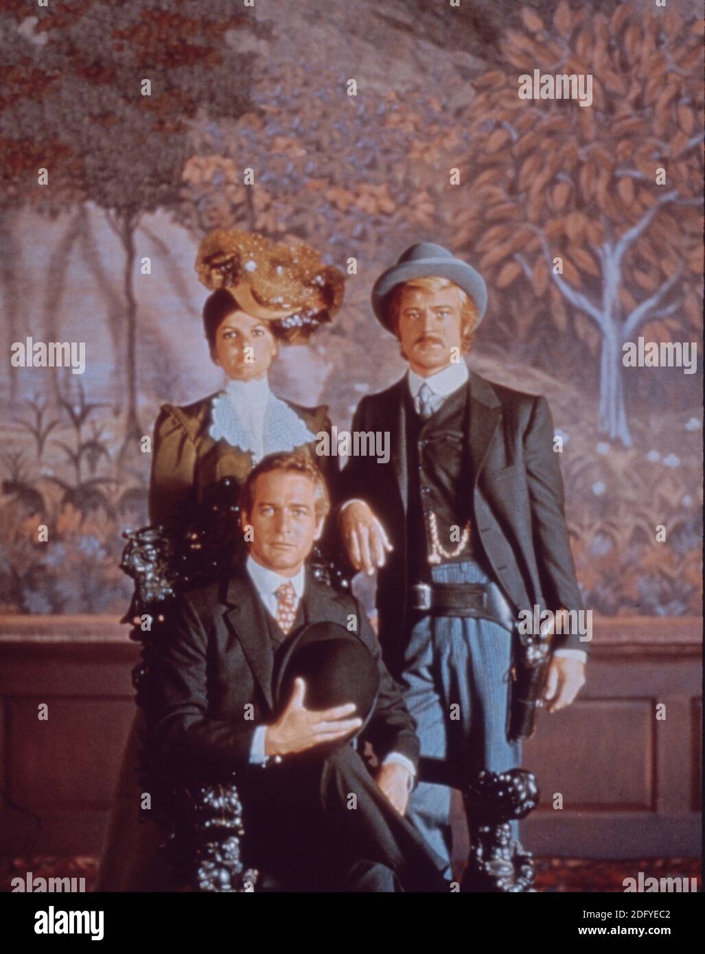 Butch Cassidy et le Sundance Kid stars Katherine Ross comme Etta place (amoureux des enfants de Sundance), Robert Redford comme hors-la-loi Harry Longabaugh, The Sundance Banque D'Images