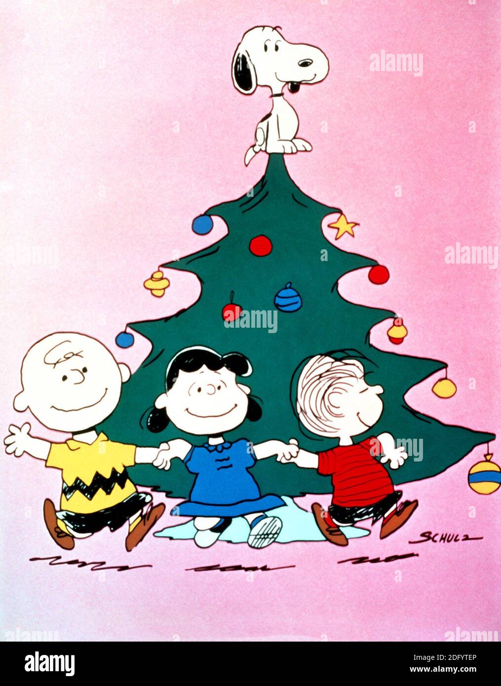 Un Noël Charlie Brown Banque D'Images
