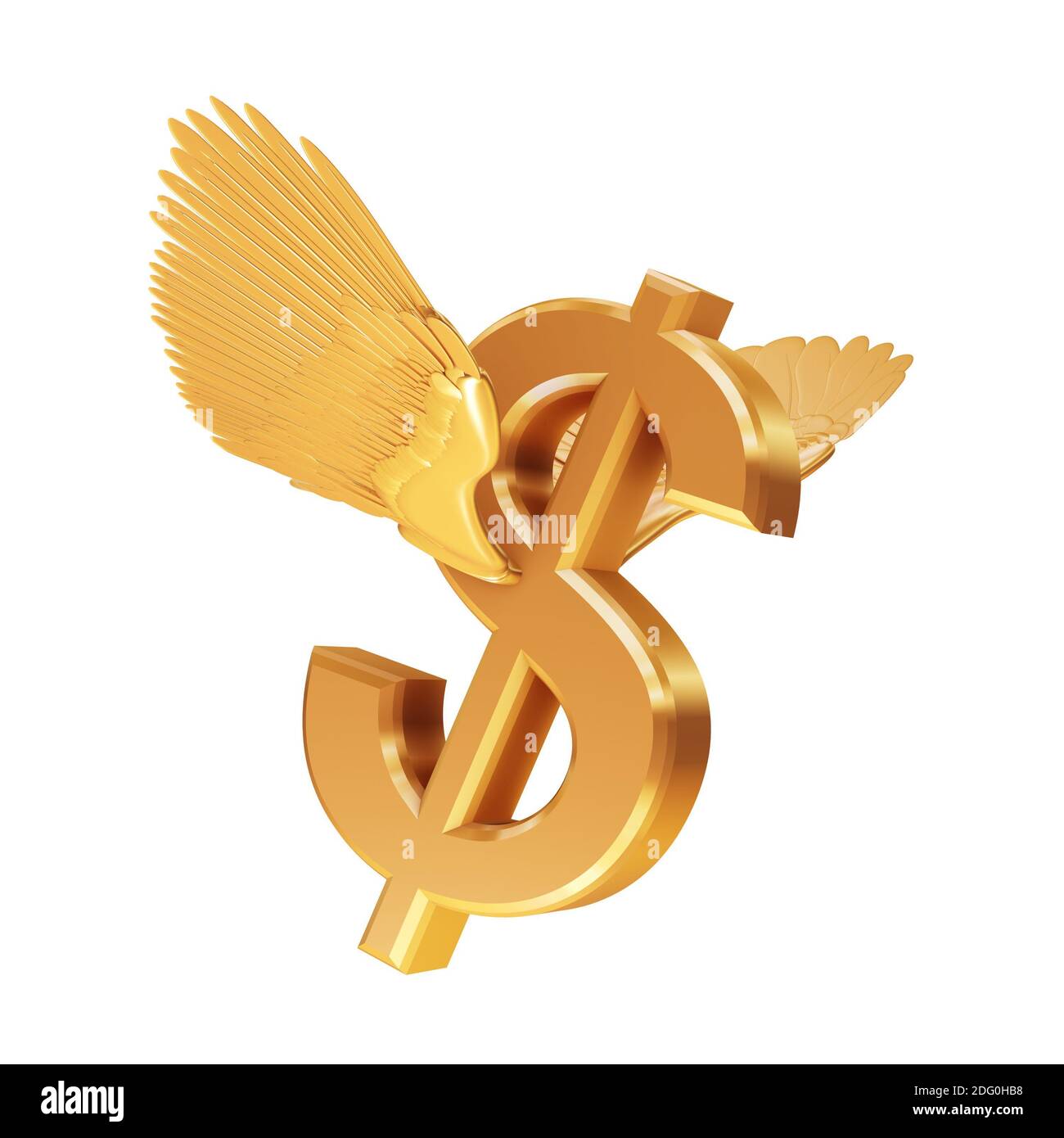 Voler du dollar Banque D'Images