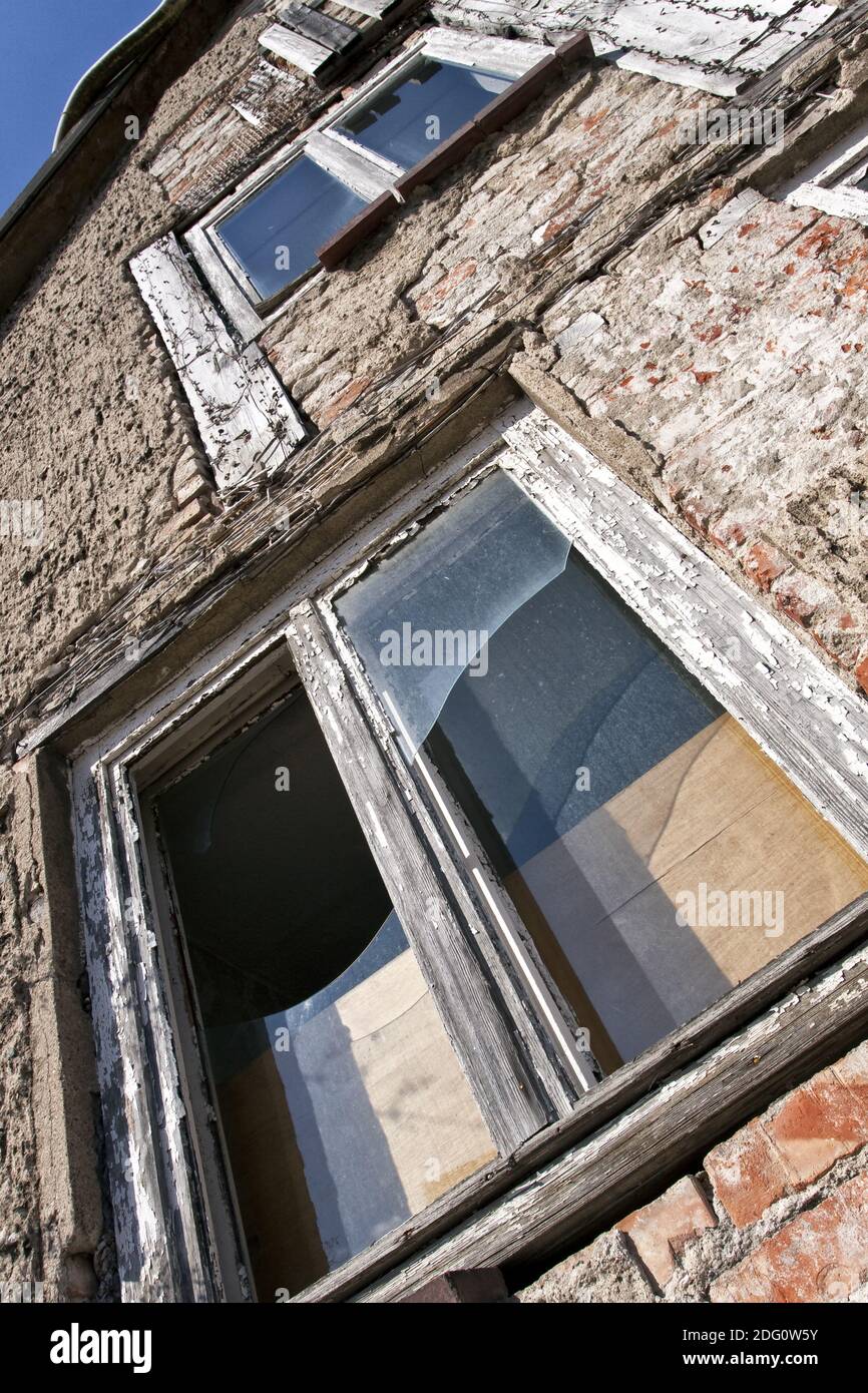 Rupture de verre Banque D'Images