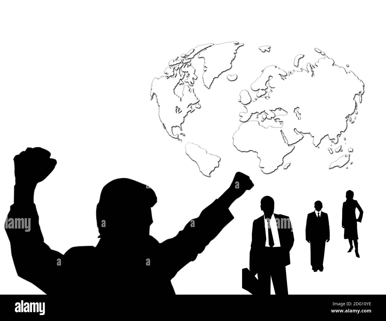 Dans le Bureau Banque D'Images