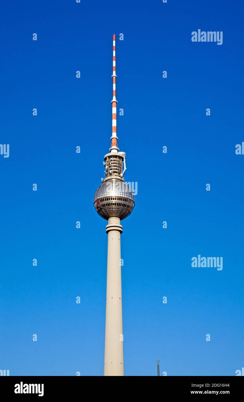 Tour de télévision sur l'Alexanderplatz à Berlin Banque D'Images