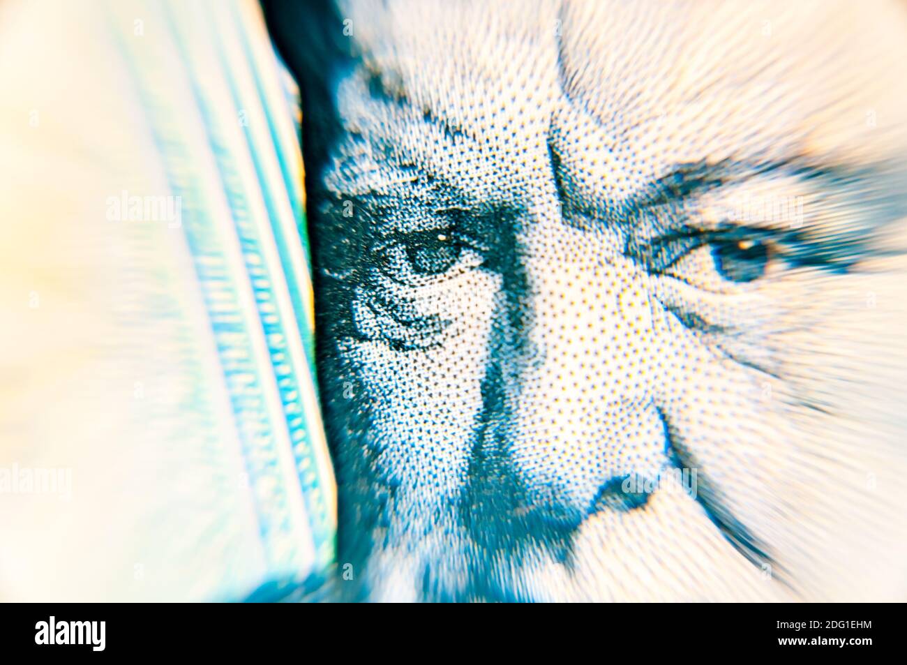 Gros billets britanniques de cinq livres sur Sir Winston Churchill Banque D'Images