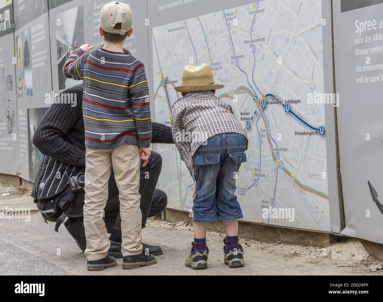 Sur le chemin Banque D'Images