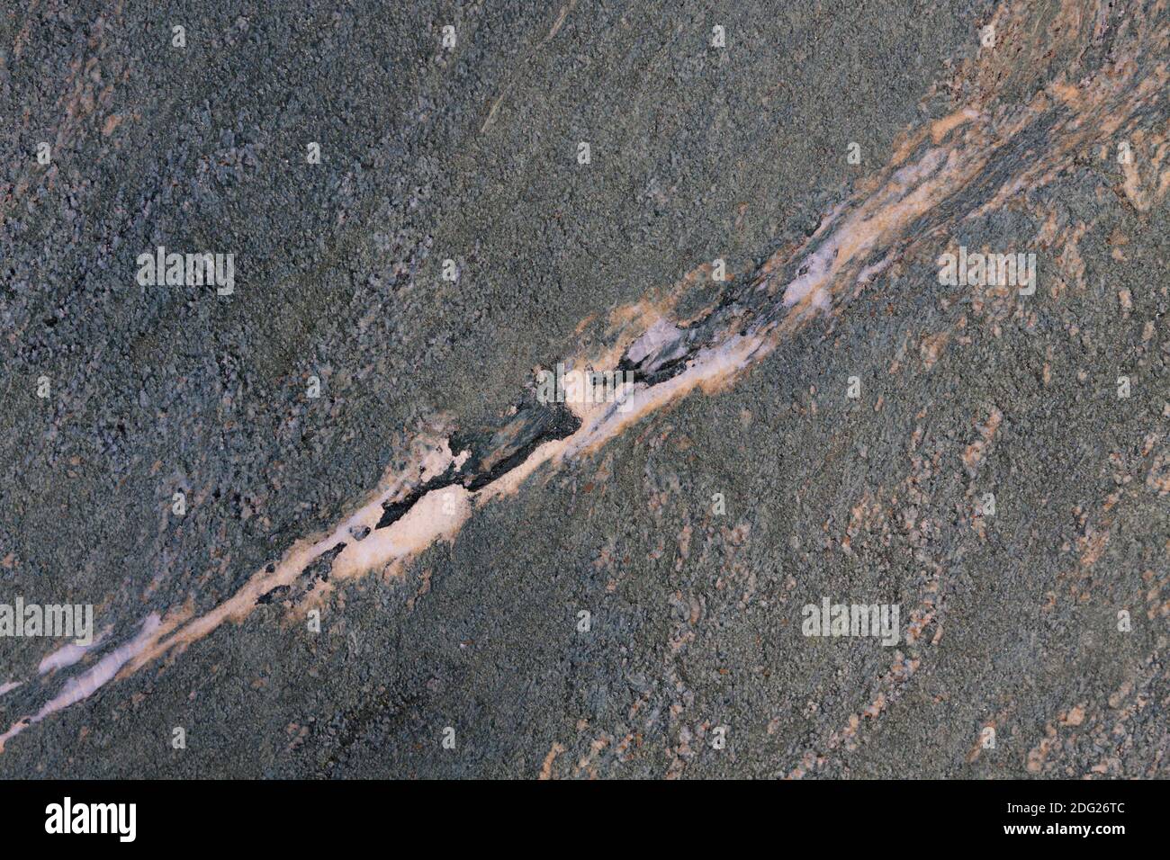 Greenschist, roche métamorphique Banque D'Images