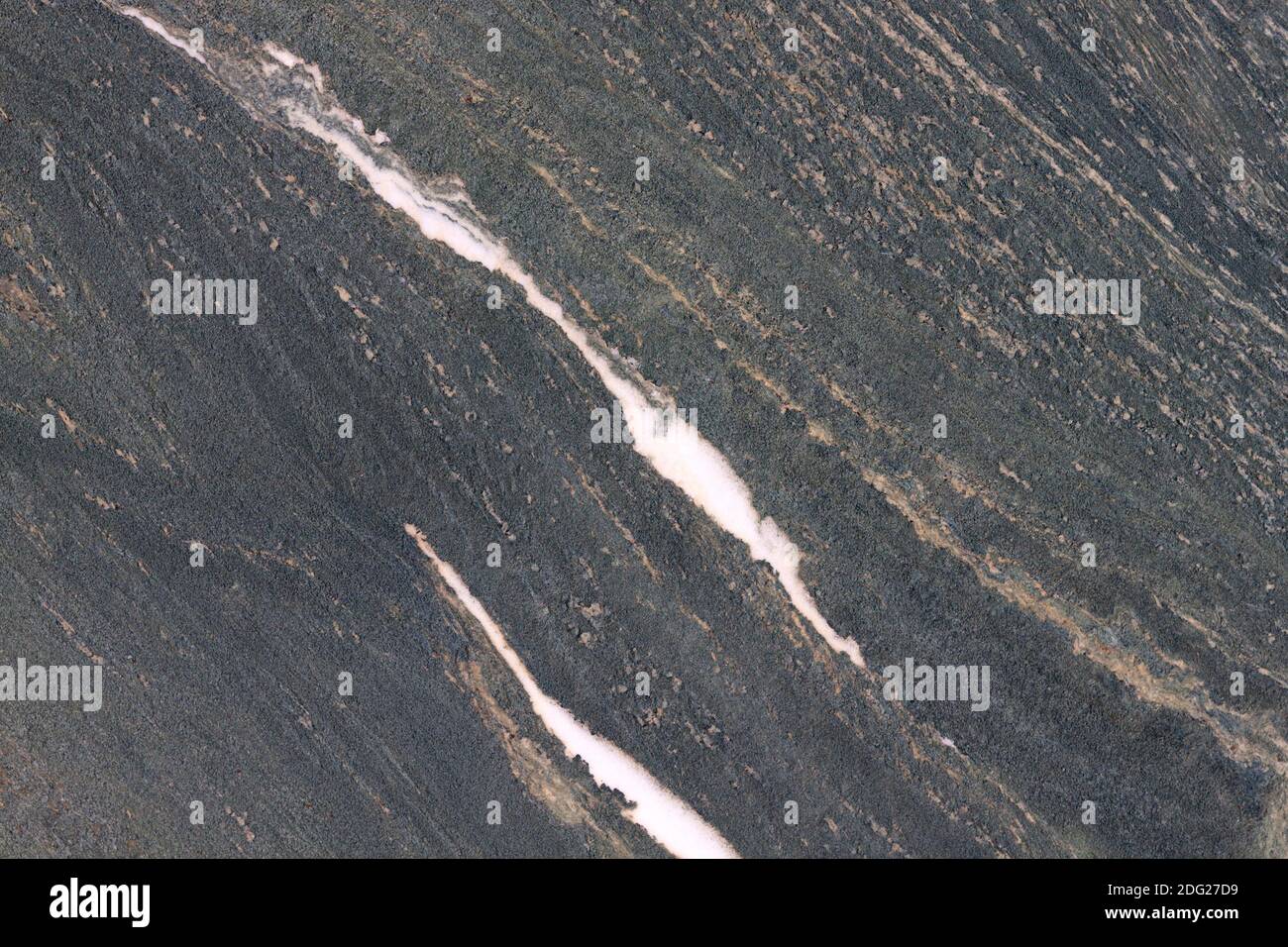 Greenschist, roche métamorphique Banque D'Images