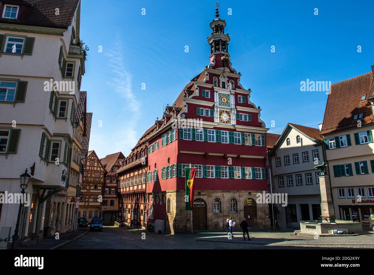 Esslingen am Neckar, Altes Rathaus, Bade-Wurtemberg, Allemagne Banque D'Images