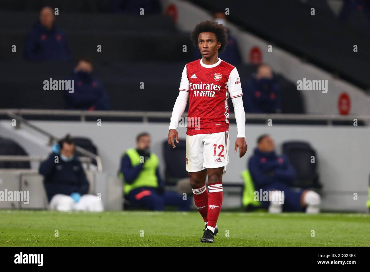 Willian of Arsenal - Tottenham Hotspur v Arsenal, Premier League, Tottenham Hotspur Stadium, Londres, Royaume-Uni - 6 décembre 2020 utilisation éditoriale uniquement - des restrictions DataCo s'appliquent Banque D'Images