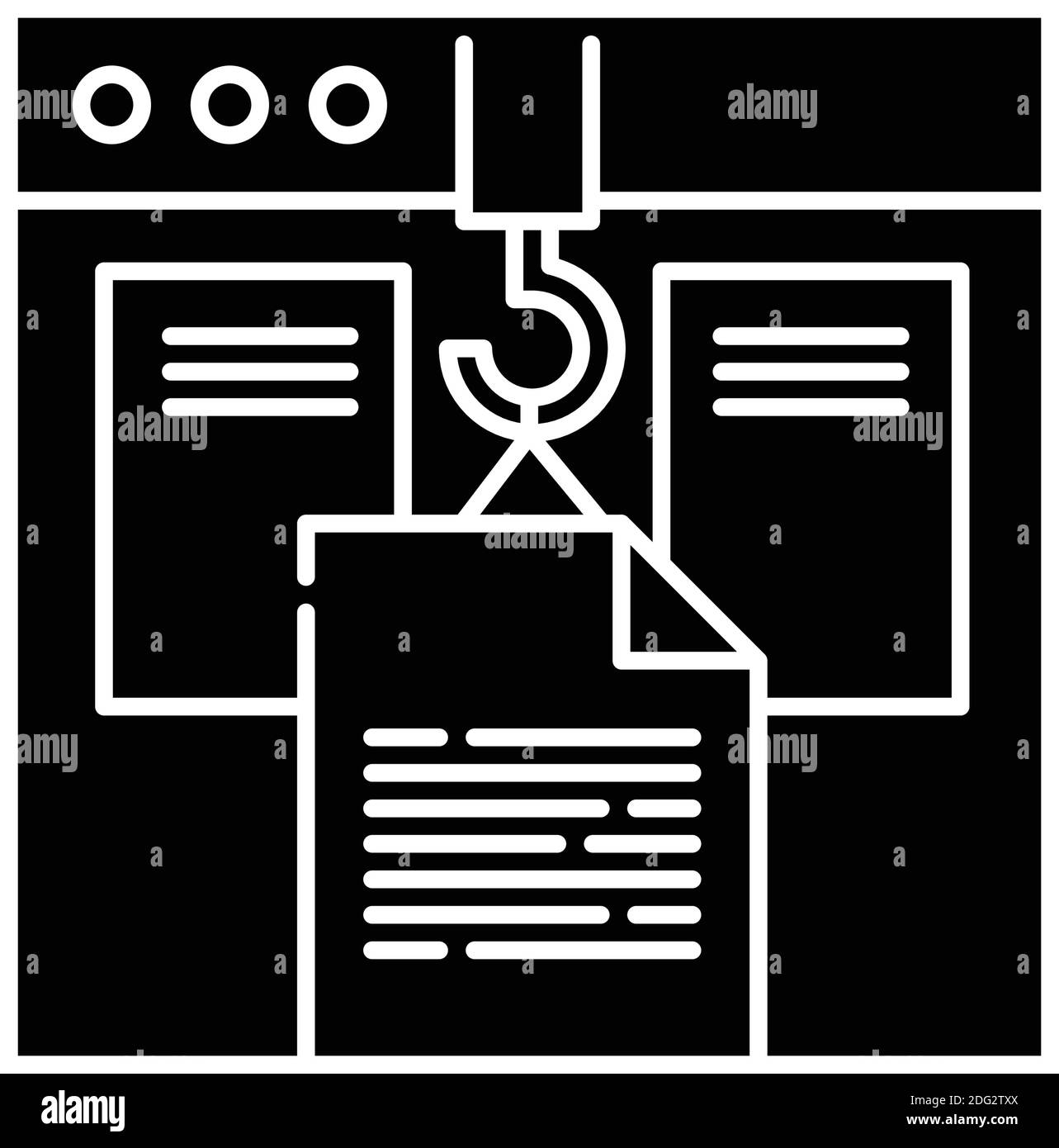 icône web studio, signe vectoriel noir avec traits modifiables, illustration de concept Illustration de Vecteur